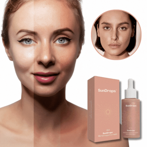 SunDrops™ Drikkebare Solfrie Bruningsdråper | En strålende, jevn brunfarge på bare 7 dager – 100 % UV-fri