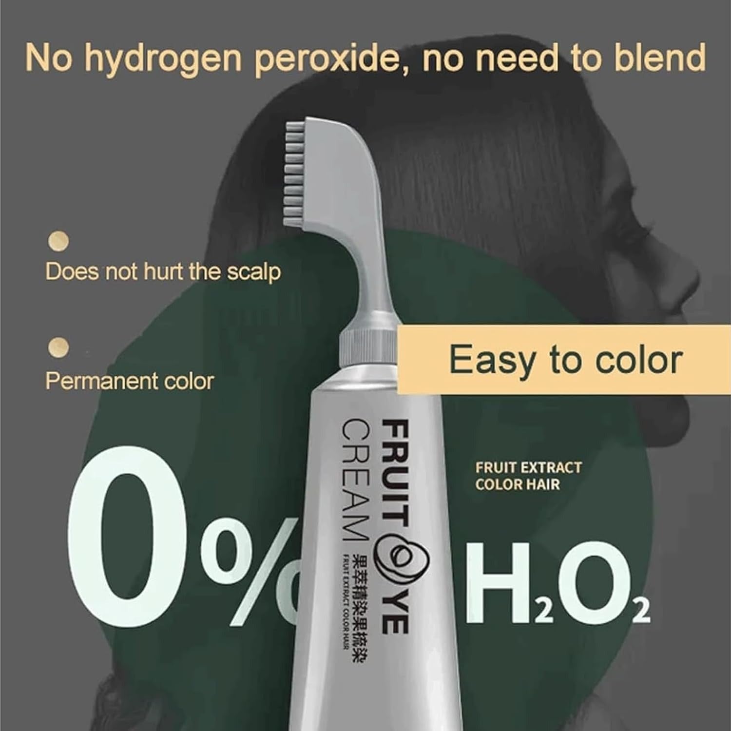 NaturalDye - 80 ml hårfargekrem med rene planteekstrakter | 40 % Rabatt