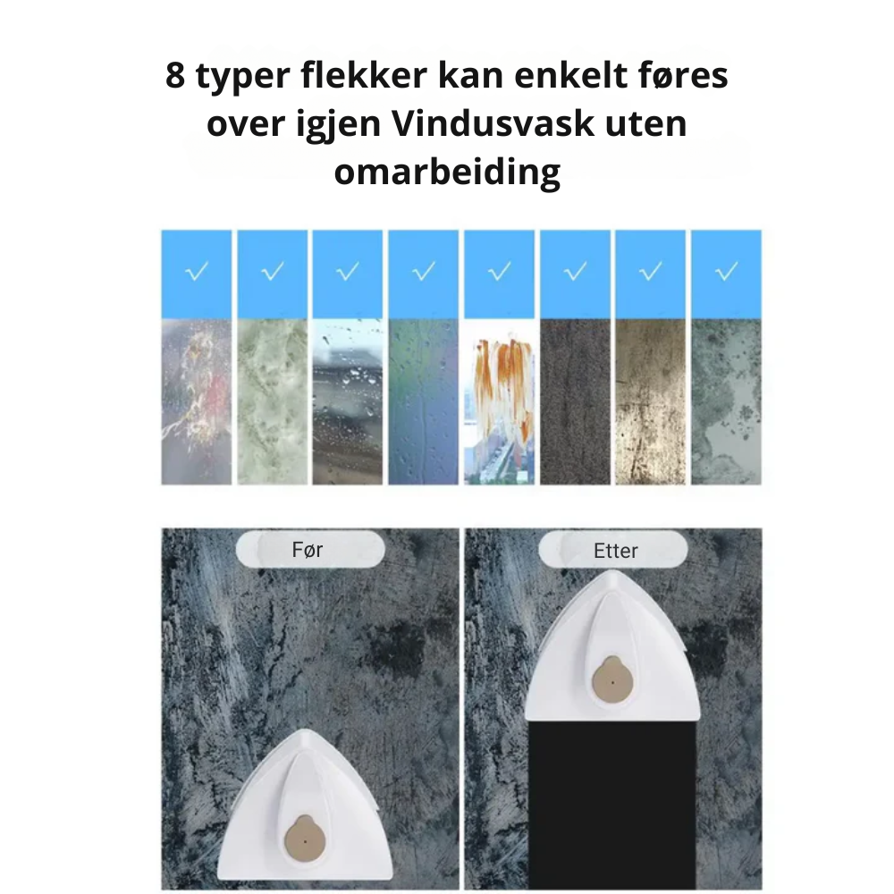 SwiftSwipe - Automatisk vindusvisker med vannutløp | 39% Rabatt