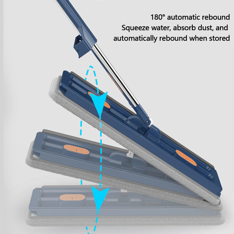 WideWipe - 360° roterende, selvsvingende mopp med 360° rotasjonsvinkel | 35% Rabatt