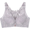 Blossom - Push up-bh med frontlukning og rosenbroderi | 30% Rabatt