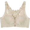 Blossom - Push up-bh med frontlukning og rosenbroderi | 30% Rabatt