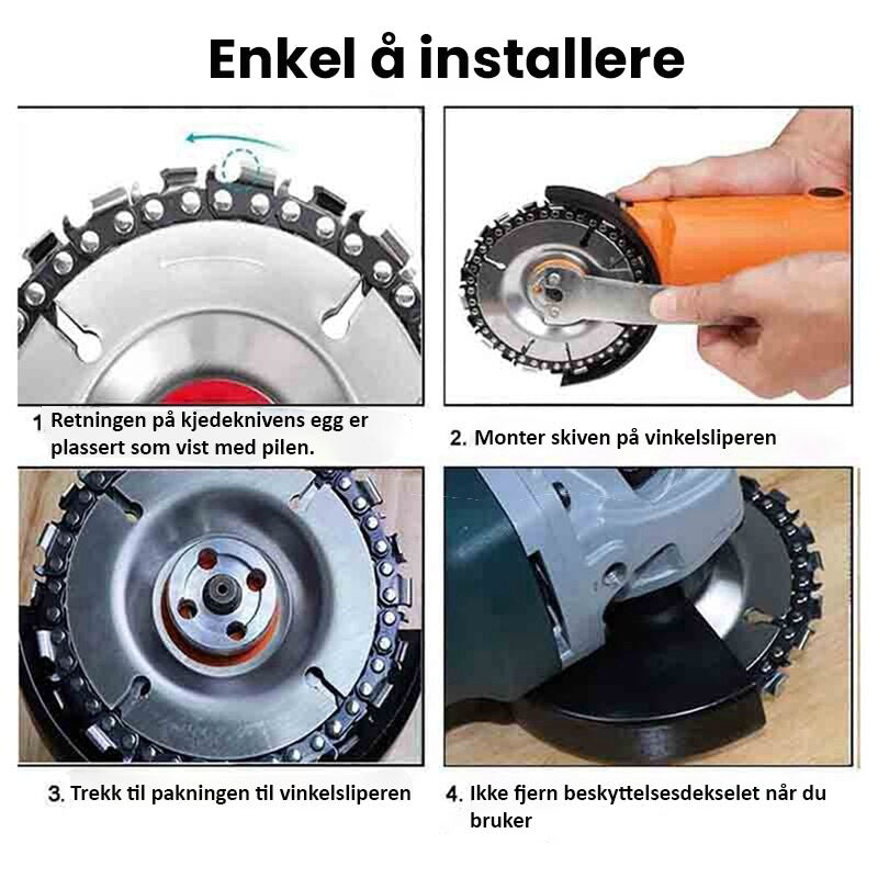 SawDisc - revolusjoner trebearbeidingen med ett enkelt verktøy | 1+1 Gratis