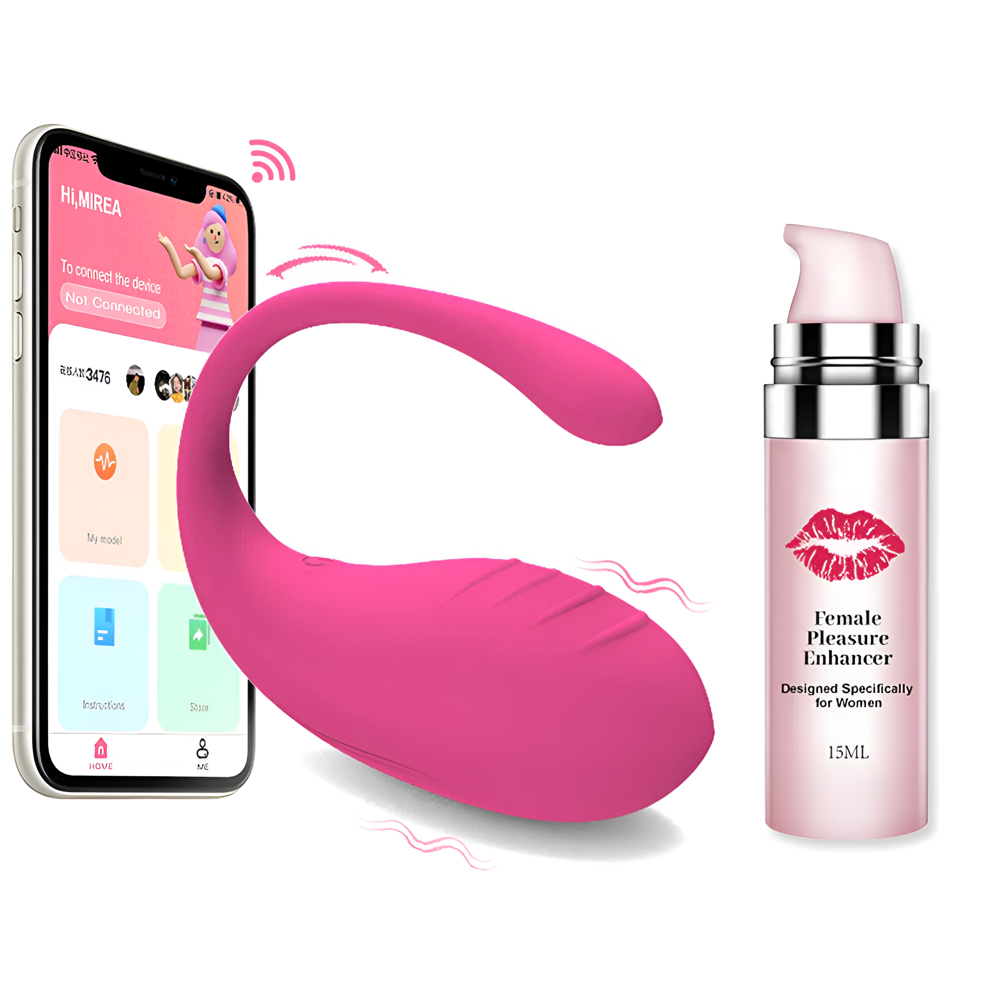 Flamingo - Wireless Massager 2.0-Bestselgende massasjeapparat for par | 45% Rabatt