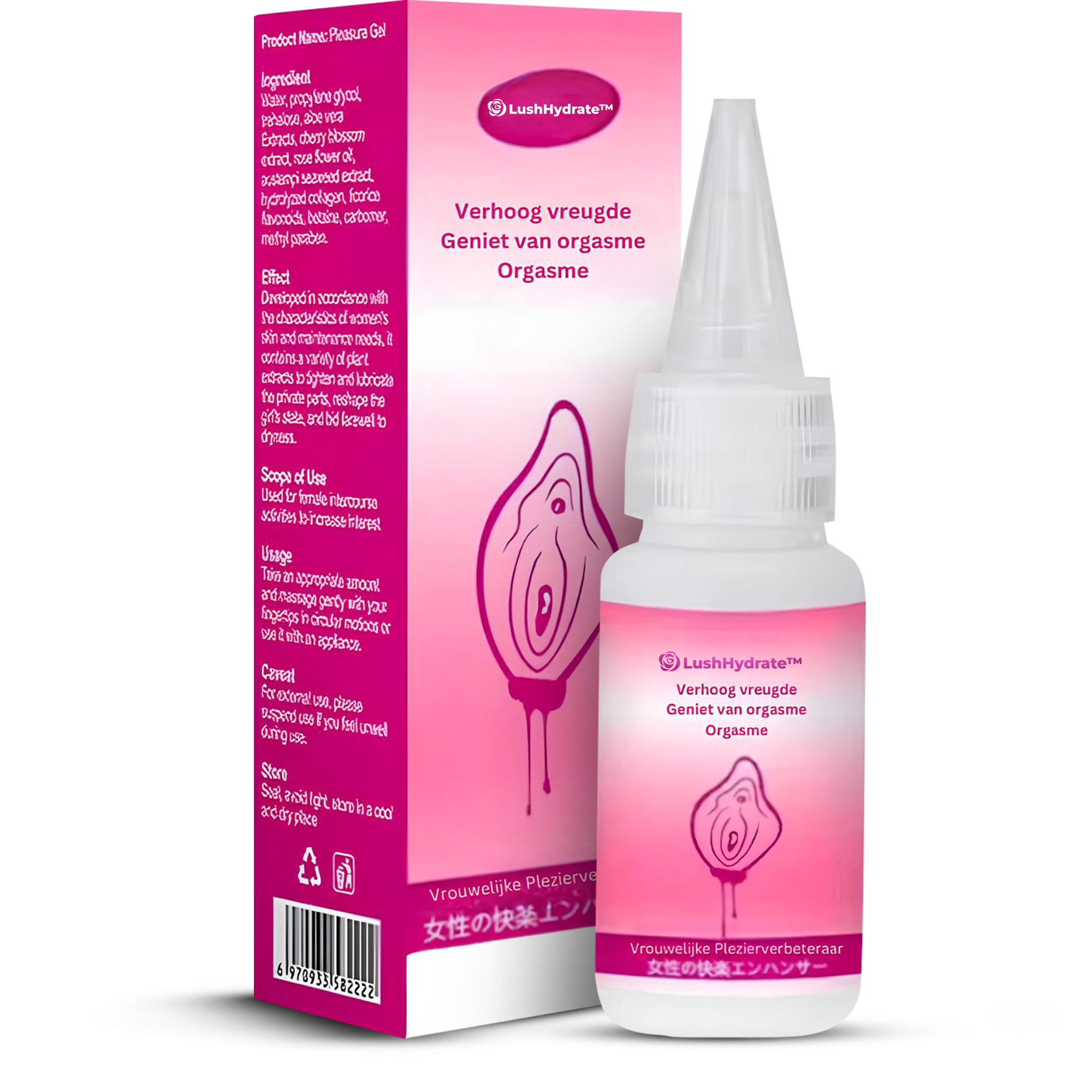 LushHydrate™ - Drops | Eliminer vaginal tørrhet og ubehag på bare 2 timer!