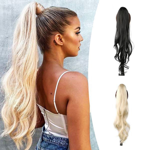 Rapunzel - 80 cm hårforlengelse med hestehale