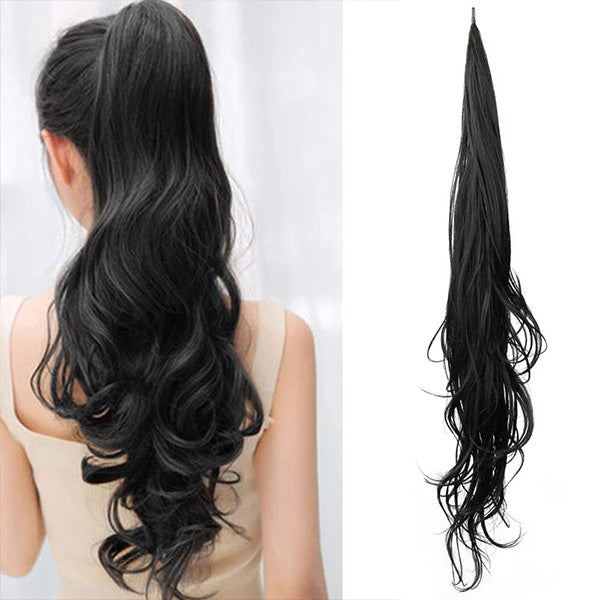 Rapunzel - 80 cm hårforlengelse med hestehale
