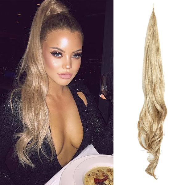Rapunzel - 80 cm hårforlengelse med hestehale
